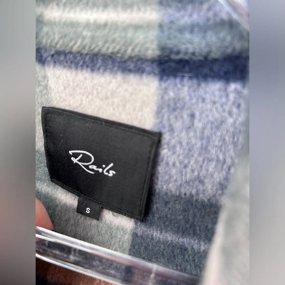 RAILS Jaro Coat in Vail Plaid Shacket Jacket Flannel Size S NEW No Tags - Picture 6 of 14